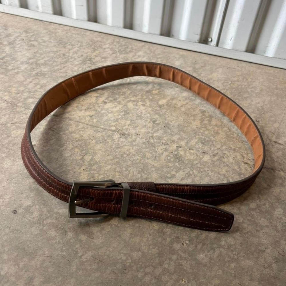 Nike Golf G Flex Genuine Leather Belt Size 40